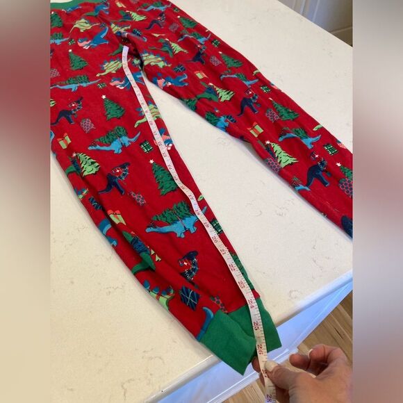 ❤️ Wondershop Christmas Men’s Dinosaur Red Long John Whimsey Fun Pajama Set - Picture 10 of 10